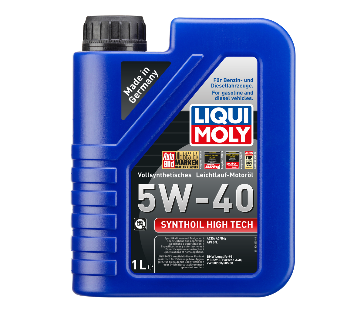 Buy Liqui Moly Synthoil High Tech 5w40 Engine Oil 1 liter? - CROP